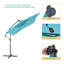 Parasol suspendu en porte-à-faux 8 pi 2 po x 8 pi 2 po-994264192