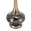 Lampe de table avec tambour en verre D15x29 "