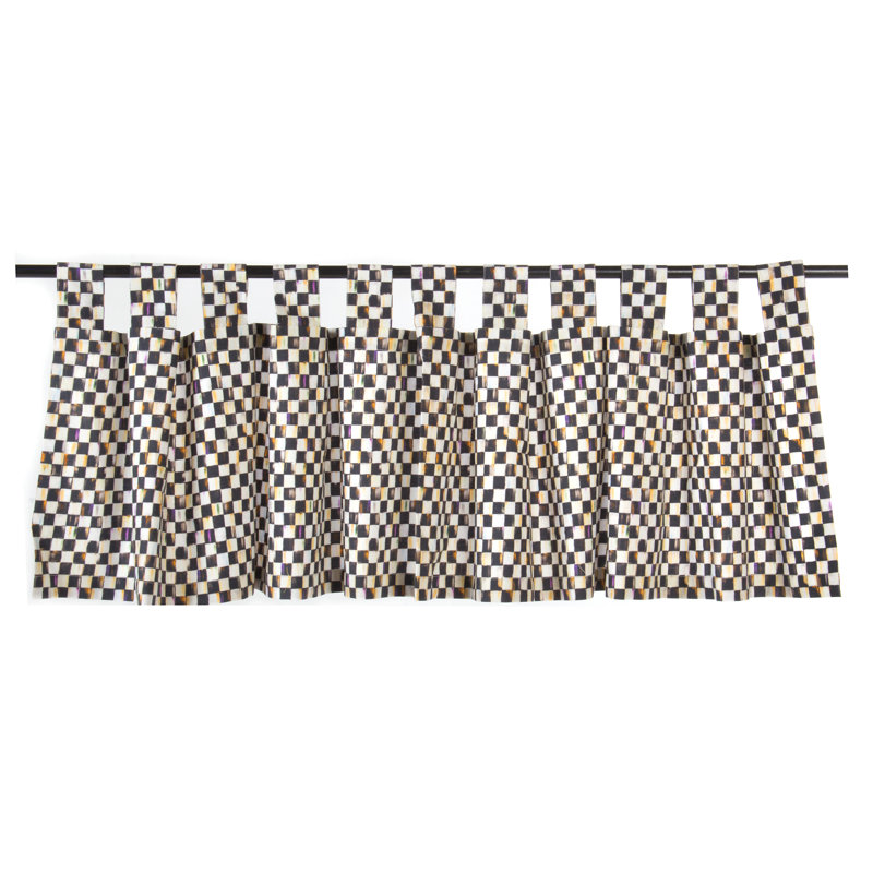 Courtly Check® Tab Top Cafe Curtain