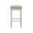 Difo 26’’ Upholstered Seat Backless Counter Stool, Nailhead Solid Wood Counter Height Bar Stool For Kitchen-1587382036