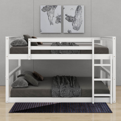 Full Over Full Bunk Bed With Ladder