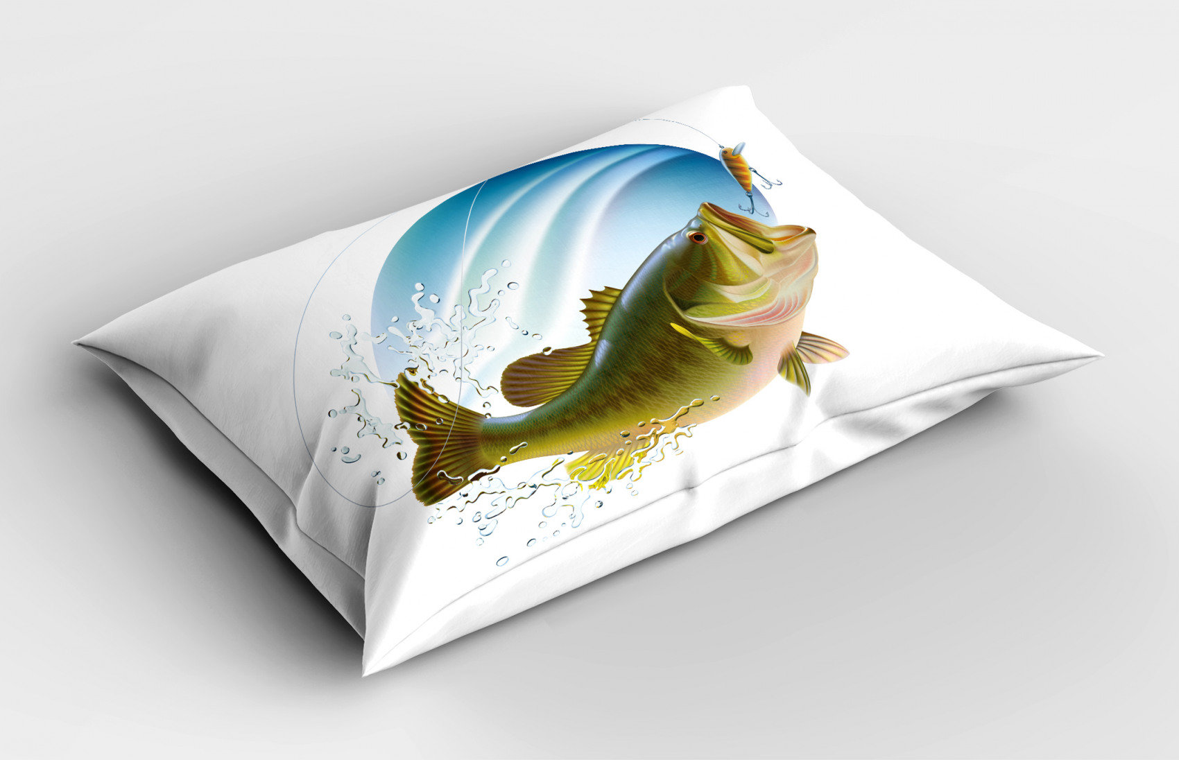Ambesonne Fish Fishing Sham | Wayfair