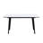 Stone Top Metal Base Dining Table-98536241