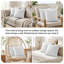 Ensemble de 2 taies décoratives matelassées en microfibre à bordure carrée et à bords passepoilés Southano Fine Linens Vilano, 26 po x 26 po, blanc éclatant-399142847-399142844