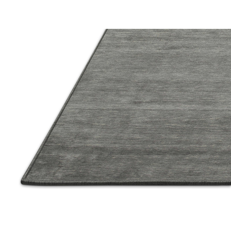 Tapis contemporain gris, Rectangle 2 pi x 4 pi