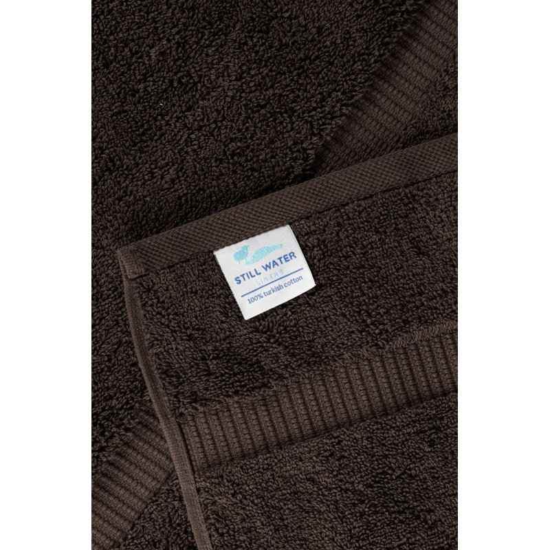 Ensemble de serviettes Serenity Luxury Hotel Turkish, 6, Chocolat