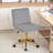Auctin Modern Velvet Office Task Chair-721150934