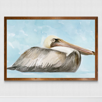« molle brown pelican i » par paul cezanne-photo, reproduction d’art encadrée