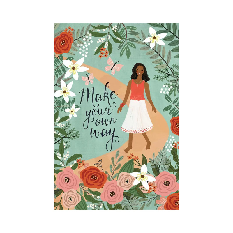 Make Your Own Way by Mia Charro - Wrapped Canvas Gallery-Wrapped Canvas Giclée, 101.6 cm H x 66.04 cm W x 3.175 cm D
