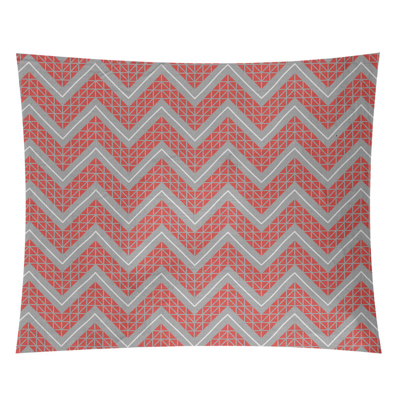 Tapisserie Stephenie, H 27,5 po x l 37,5 po, Rouge / Mauve
