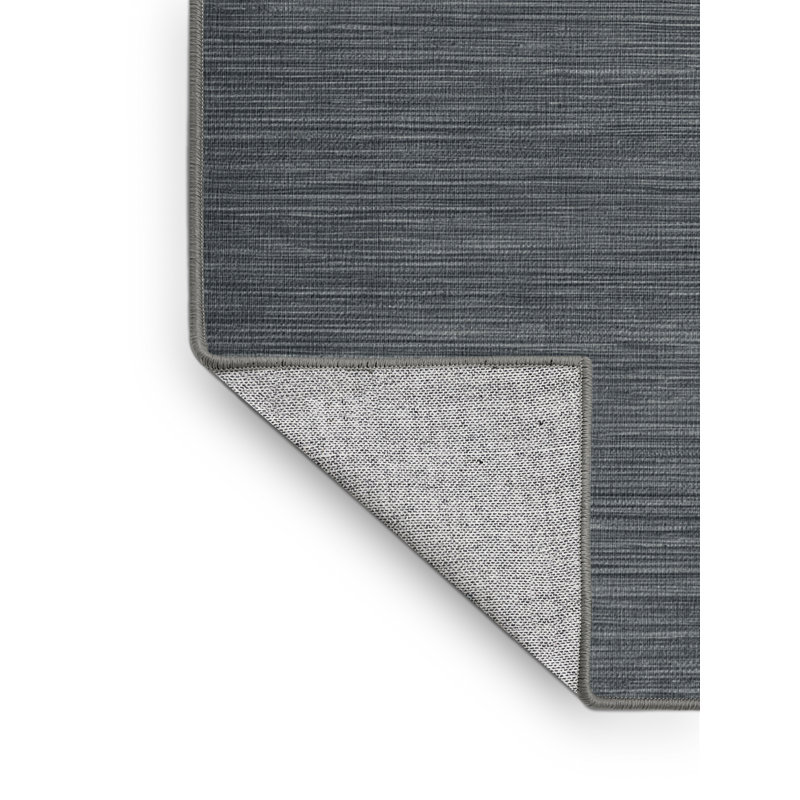 Machine Washable Solid Gray Area Rug, Rectangle 2' x 3'
