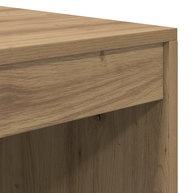 Writing Desk Particle Board 76 Cm, 76cm H x 90cm W x 50cm D, Artisan Oak
