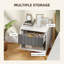 45cm W Manufactured Wood Bedside Table