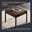 Vintage Solid Wood Luxury Fully Automatic Mahjong Dining Table for Chinese Rules