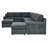Aindriu Upholstered U-Shaped Sectional Reversible-336629222