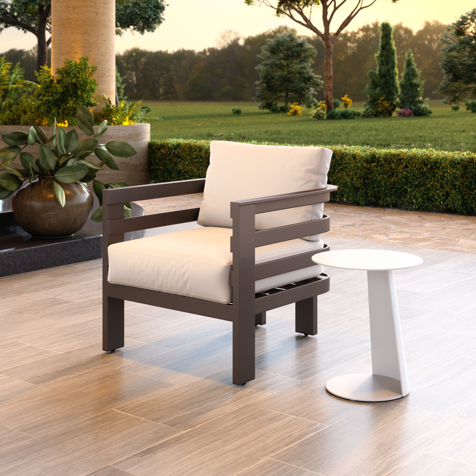 Leora Outdoor Lounge Chair