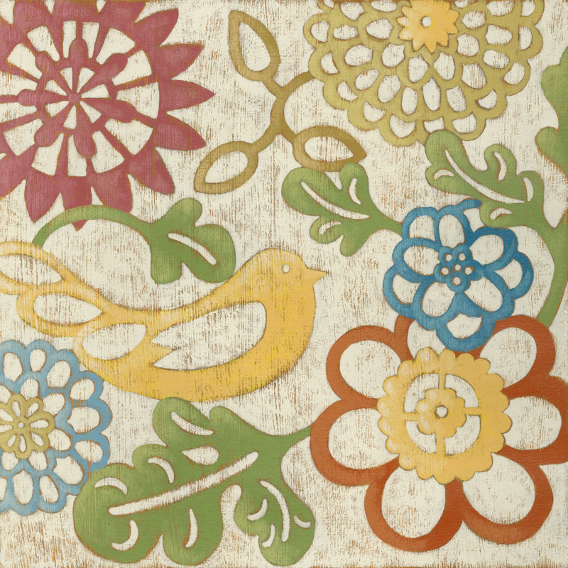 Summer Song I by Chariklia Zarris - Wrapped Canvas Art Prints, 30cm H x 30cm W x 3.8cm D