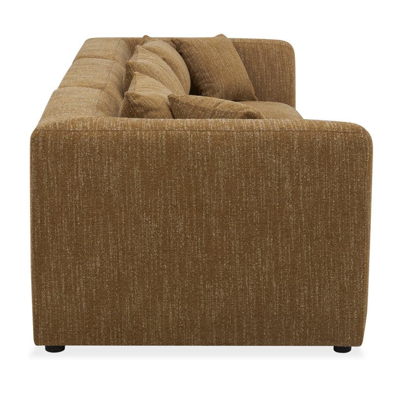 LOWTIDE Modular Sectional, Amber Glow Mustard Tweed
