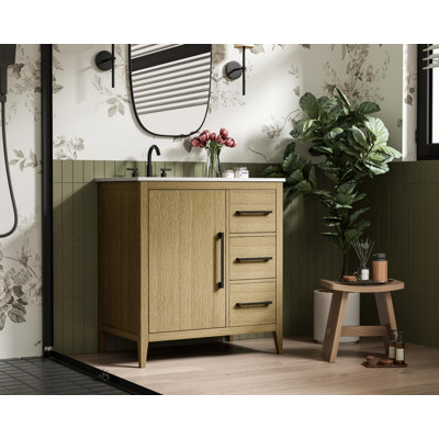 Meuble-lavabo simple 32 po