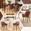 Chaises d'appoint rembourrées avec dossier incurvé Leisure-1894561660-1894561659