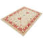 Rectangle 145 cm x 199 cm Floral Hand Woven Area Rug