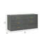 Commode double l 63 po Almonor