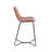 Mehetabel Upholstered Counter Stool with Metal Frame