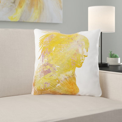 Outdoor Reversible Throw Pillow