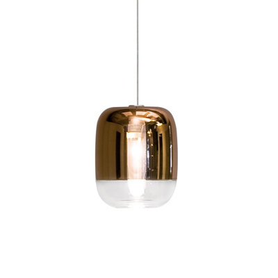 Gong 2 - Light Matt Silver LED Cluster Pendant