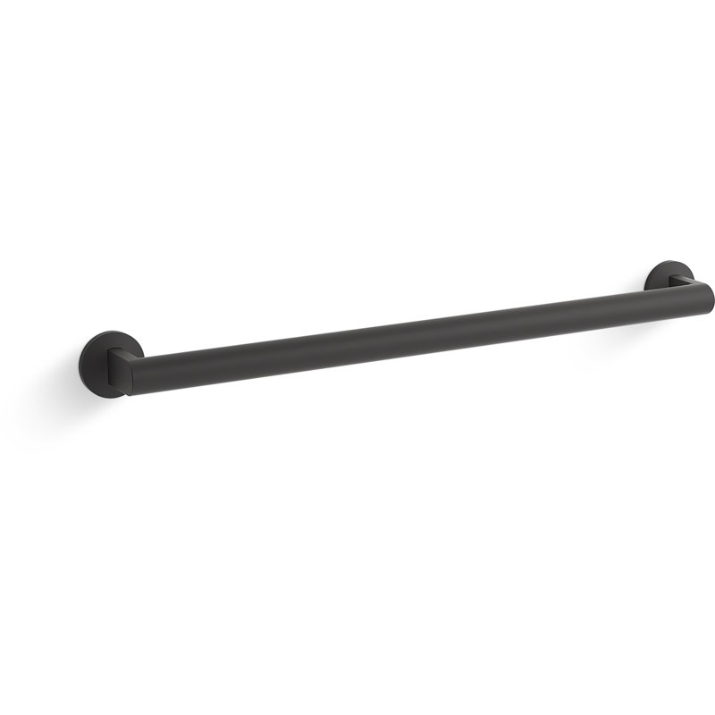 Components™ 18-In Grab Bar, Matte Black, 18" W