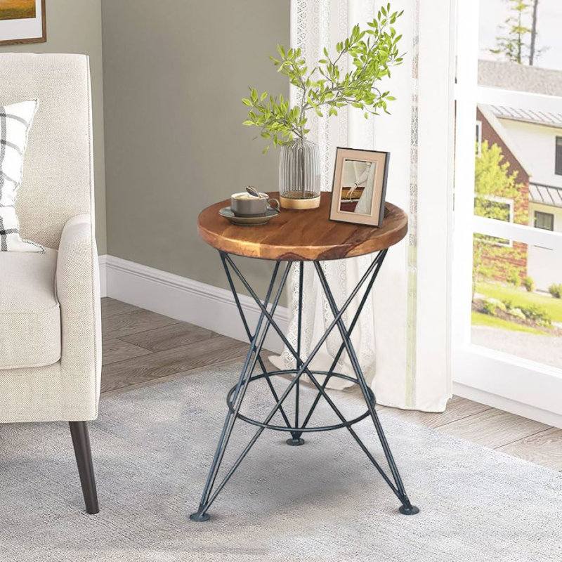Carson Side Table - Ganga Sheesham Wood