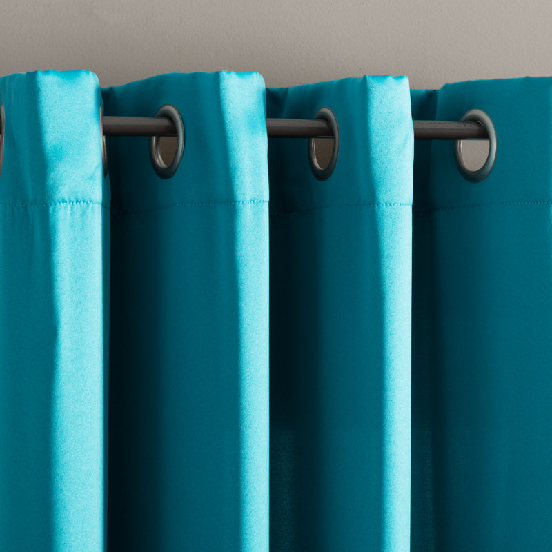 Panneau de rideau à oeillets à économie d'énergie thermique - Basics by Wayfair ™, Marin, l 54 po x L 54 po