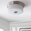Plafonnier encastré simple 15 po 2 lumières Burtrum