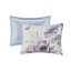 Édredon 8 pièces en coton - édredon bleu très élégant à motif floral