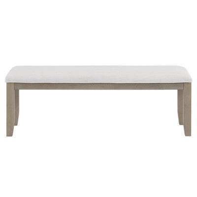 Reckert Polyester Upholstered Bench