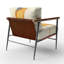 Chaise d'appoint Glam Feather-1016653836