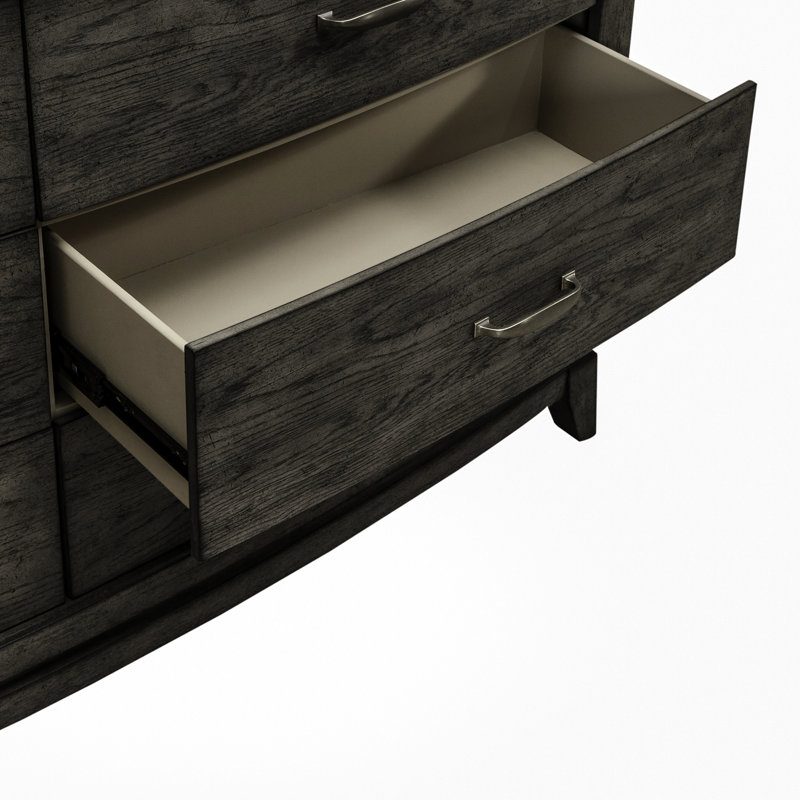 Commode 6 tiroirs Aastha, Brown