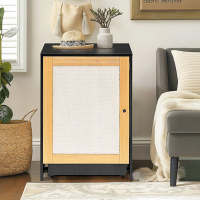 Enceinte de litière pour chat, toilette cachée pour chat, table de bout pour chat, armoire de salon