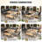 Wicker 7 - Person Garden Lounge Set with Cushions