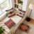 Red/Orange/Beige Geometric Shapes