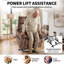 Fauteuil inclinable de massage chauffant de 39,76 po de largeur avec deux porte-gobelets cachés, deux télécommandes et un revêtement en microfibre-102145155