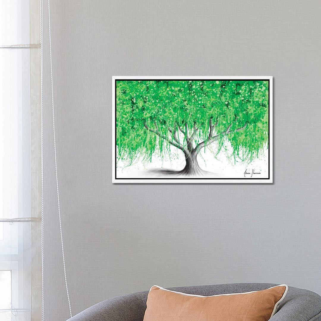 Waterside Willow Tree von Ashvin Harrison - Galerie-Giclée auf Leinwand