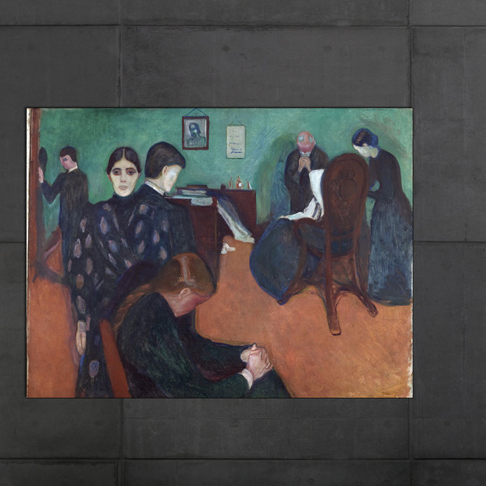 Edvard Munch - Wrapped Canvas Painting, 90cm H x 120cm W x 1.8cm D
