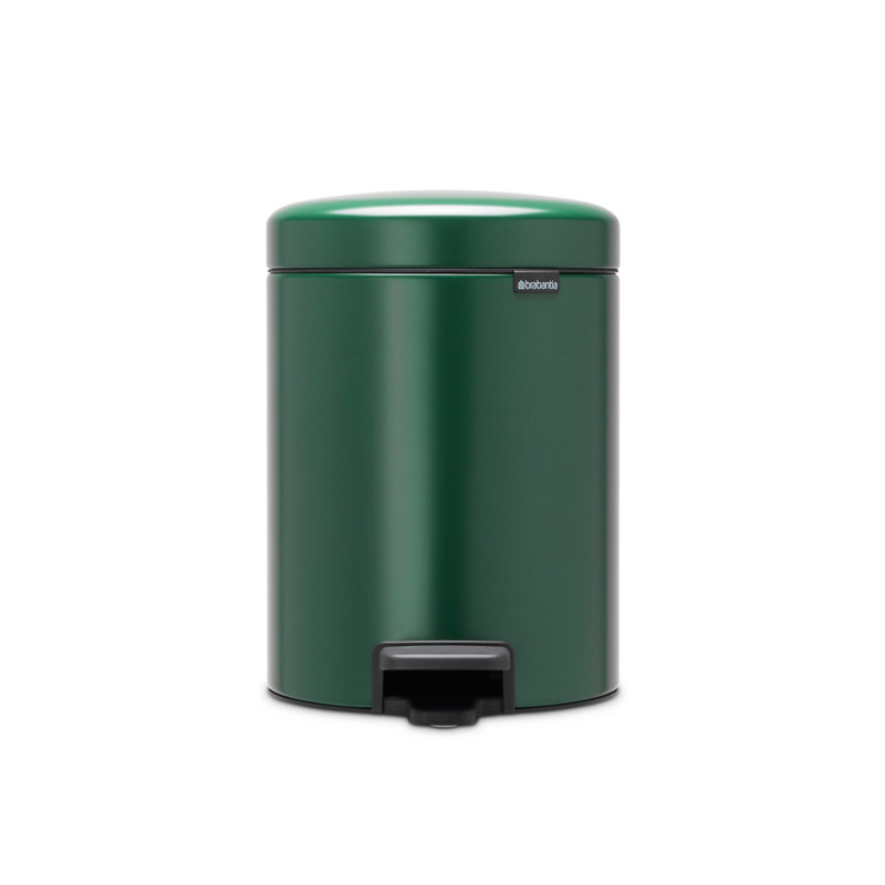 Poubelle à pédale NewIcon Brabantia, 1,3 gallon (5 litres), Vert pin