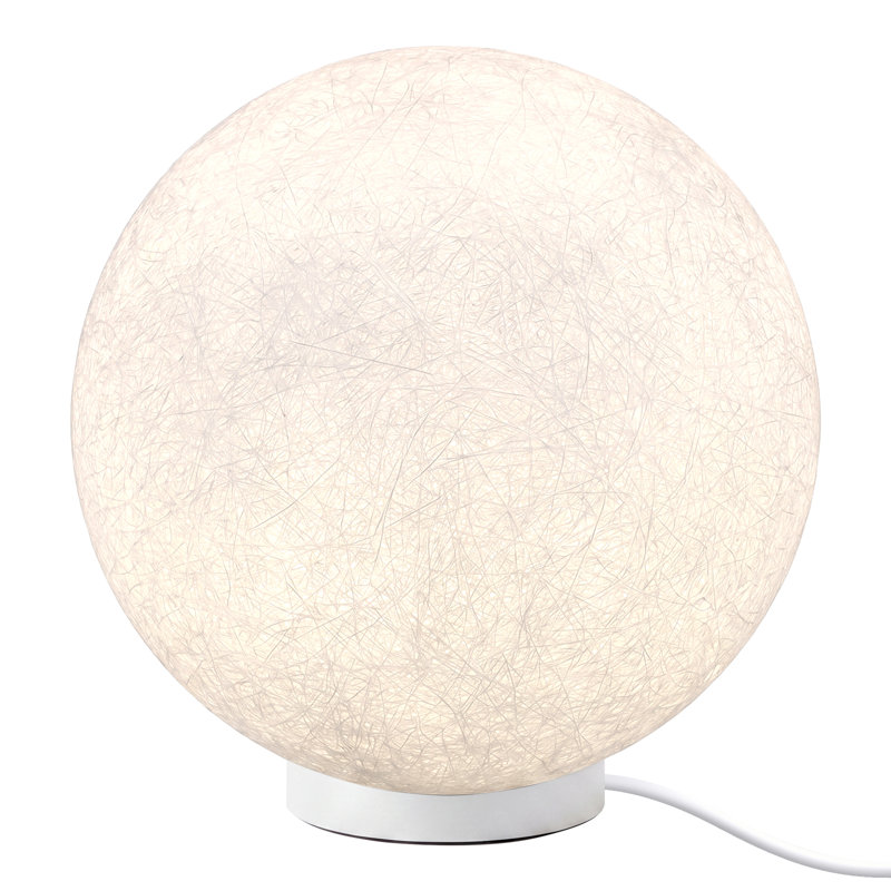 Globe terrestre solaire câblé et imperméable Moon, H 13,78 po x l 13,78 po x P 13,78 po