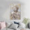 Art sur toile de coton de style bouddha idéal pour une décoration murale bohème moderne et un cadeau personnalisé unique pour bébé