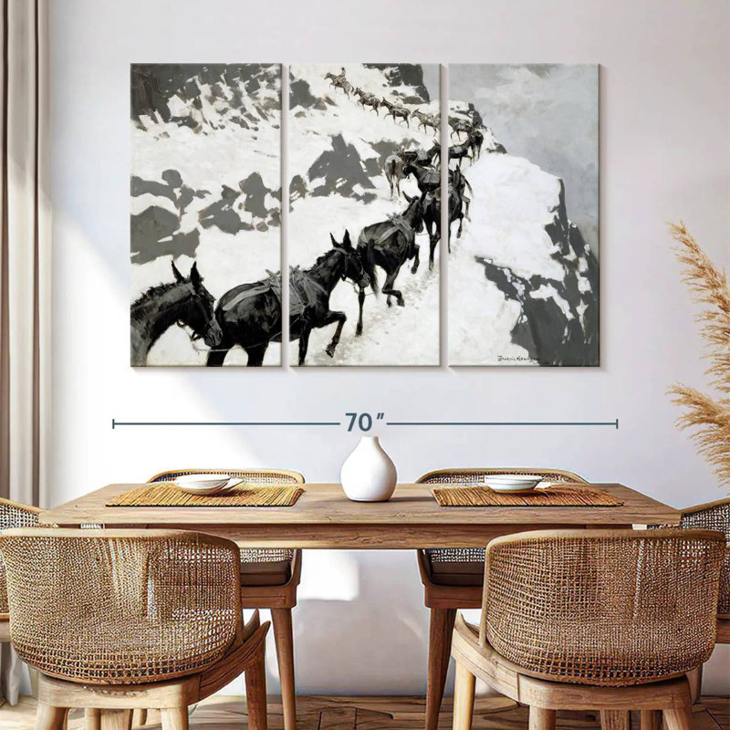 The Mule Pack, 42" H x 65" W