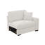 Canapé modulaire en chenille 5 pièces Khailey-102507356
