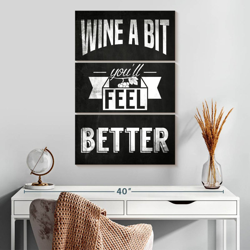 Kema Wine A Bit Sign, 32" H x 20" W