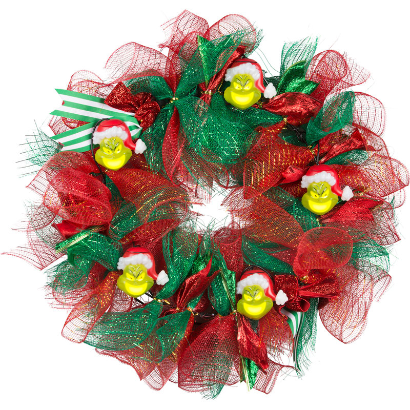 Couronne musicale 22 "Grinch
